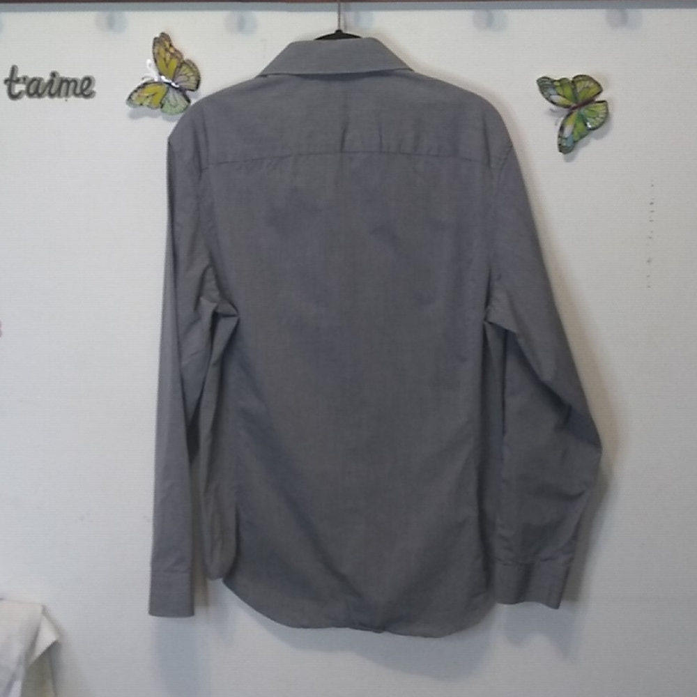 Calvin Klein in Men's slim fit long sleeves Sz 15 - Picture 2 of 6